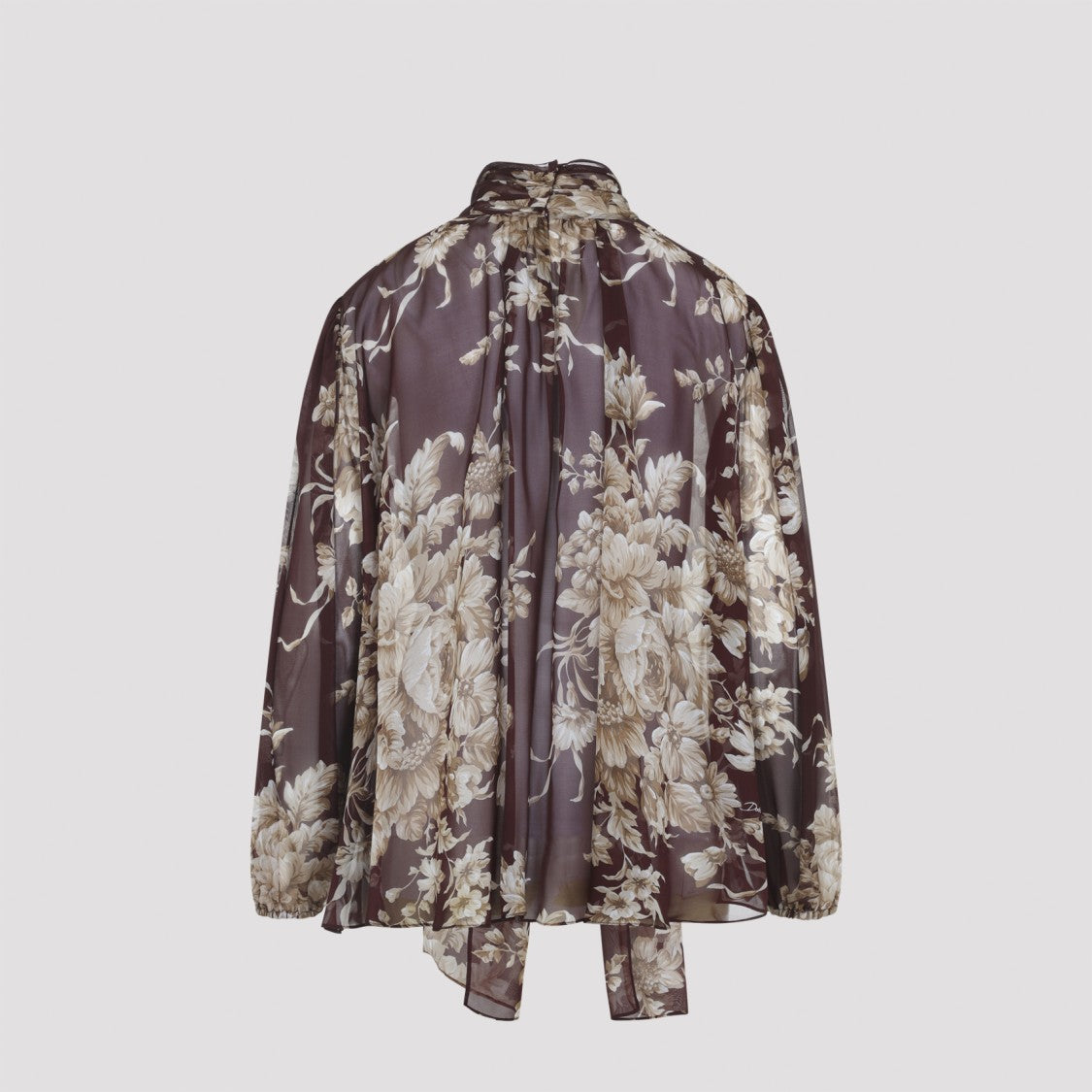 Dolce & Gabbana Silk Blouse With Floral Print