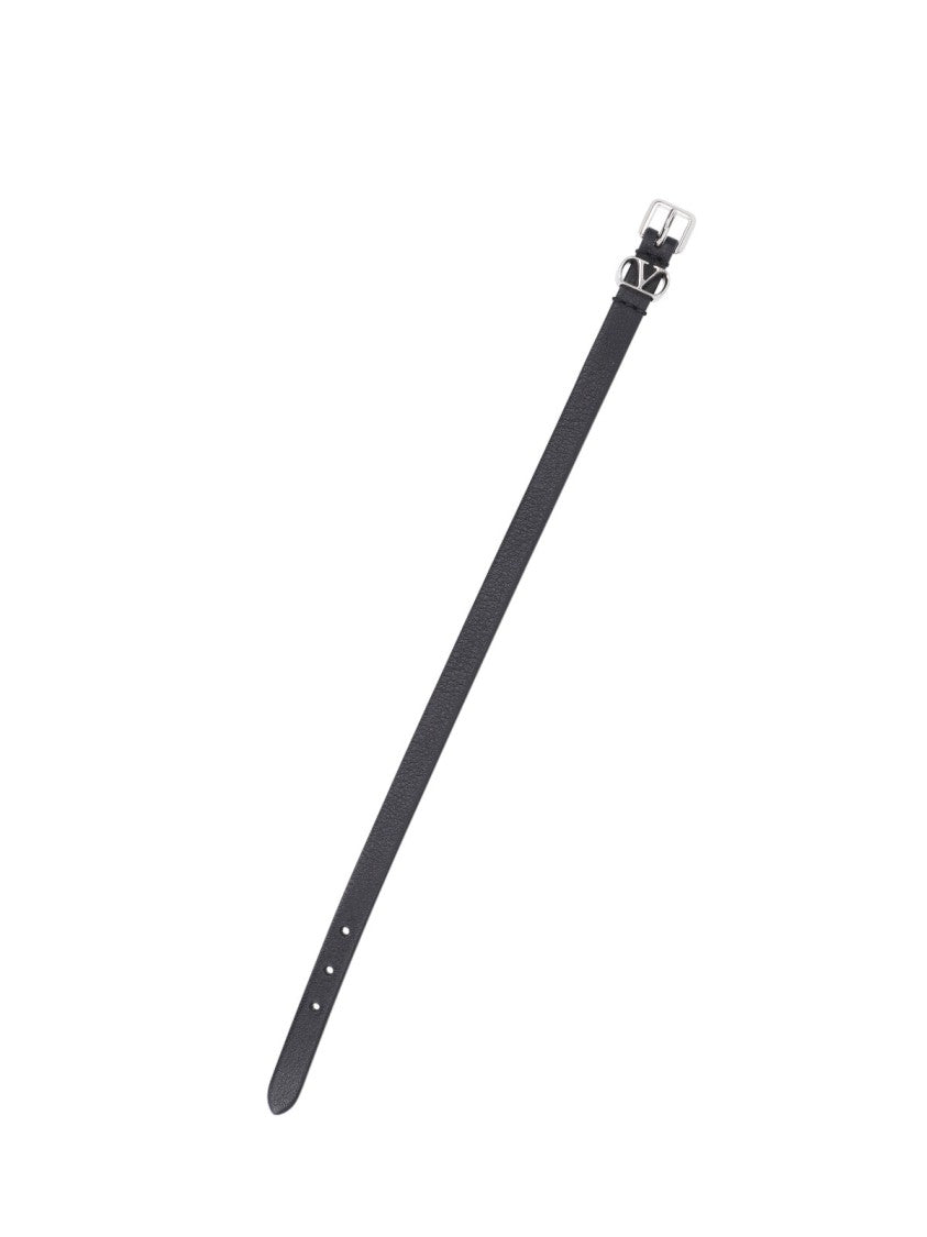Valentino Garavani "Ovalette" Bracelet – Black