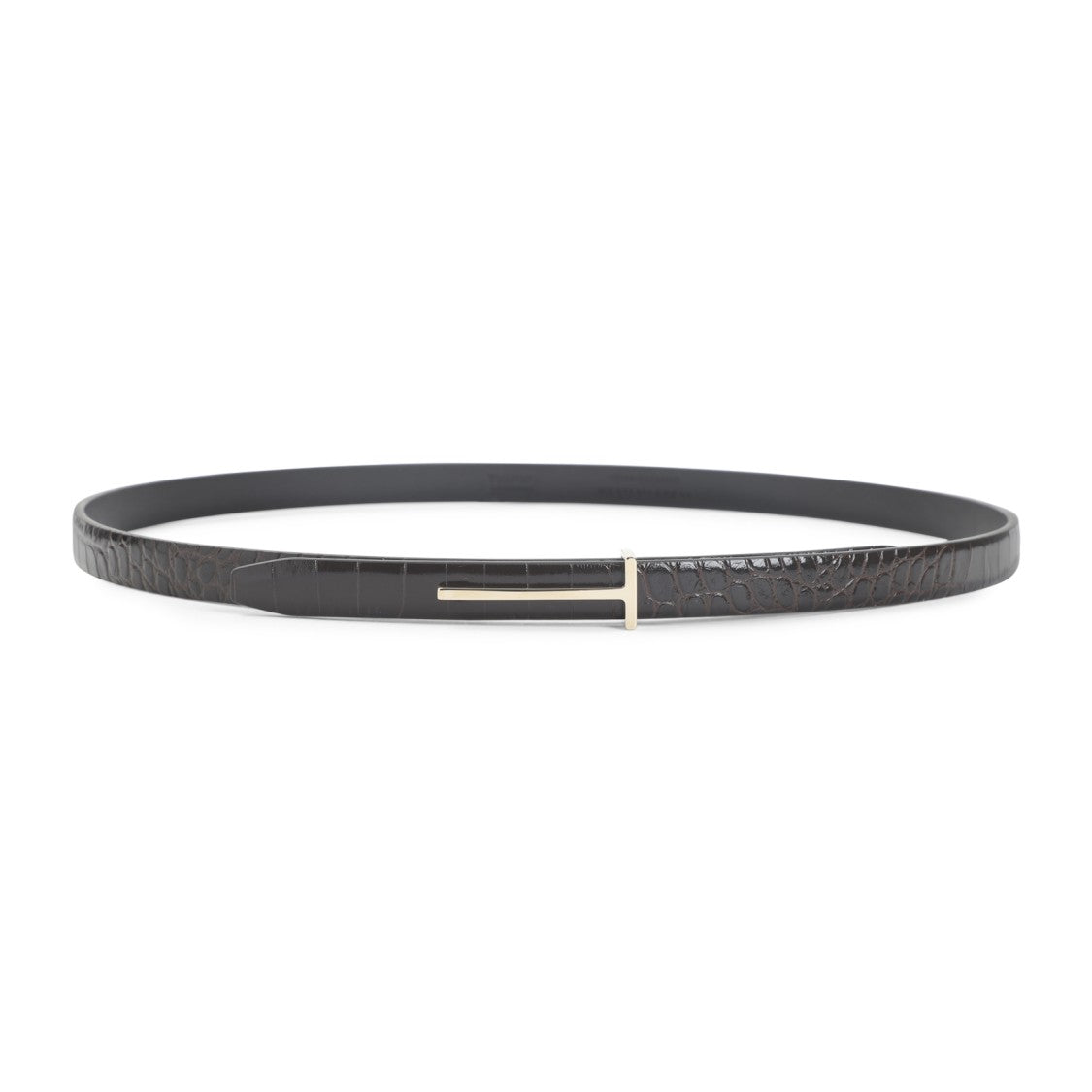Tom Ford Espresso Brown Calf Leather Belt
