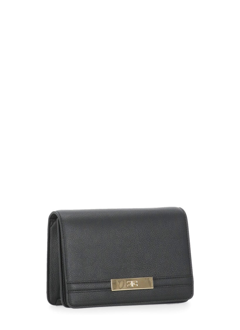 Elisabetta Franchi Pebbled Texture Shoulder Bag