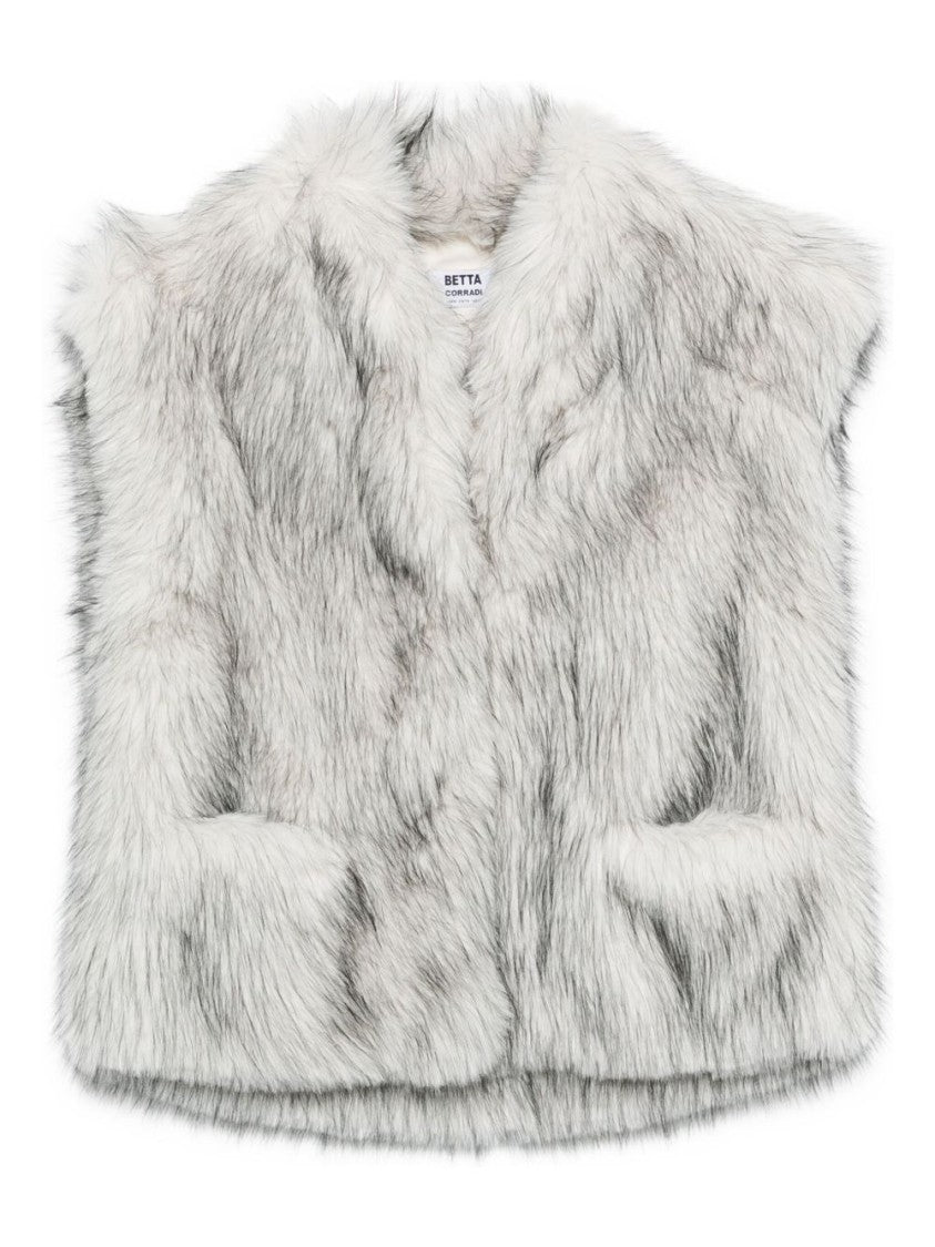 Betta Corradi Plush Faux Fur Overcoat