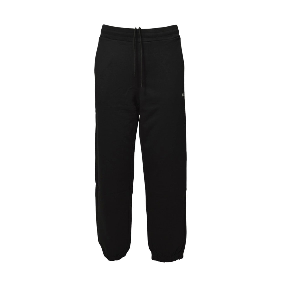 Msgm Black Cotton Sports Trousers