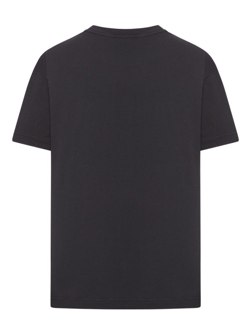 Palm Angels Black And White Graphic T-Shirt