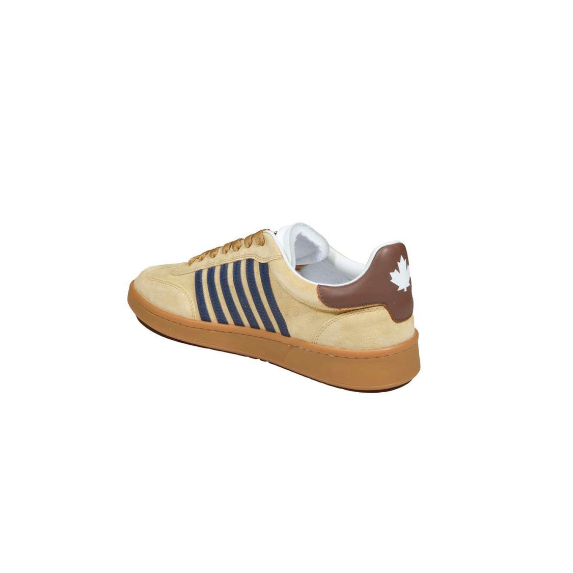 Dsquared2 Beige Suede Leather Boxer Sneakers