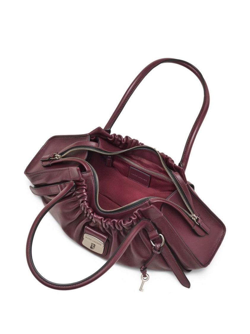 Marc Jacobs Gathered Leather Shoulder Bag
