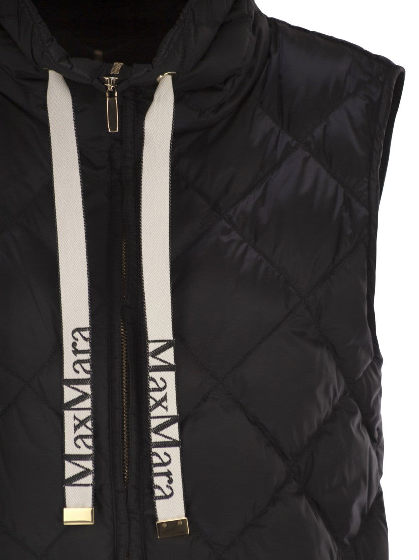 Max Mara Tegic - Drip-Proof Canvas Padded Waistcoat