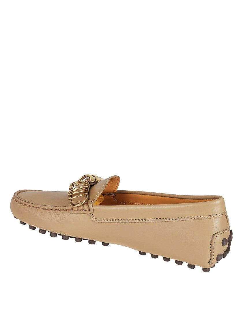 Tod's Calfskin Flat Shoes