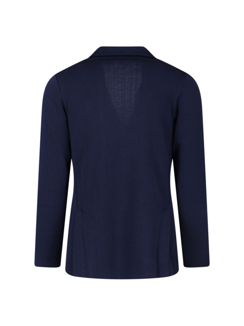 Lardini Double-Breasted Blazer – Navy