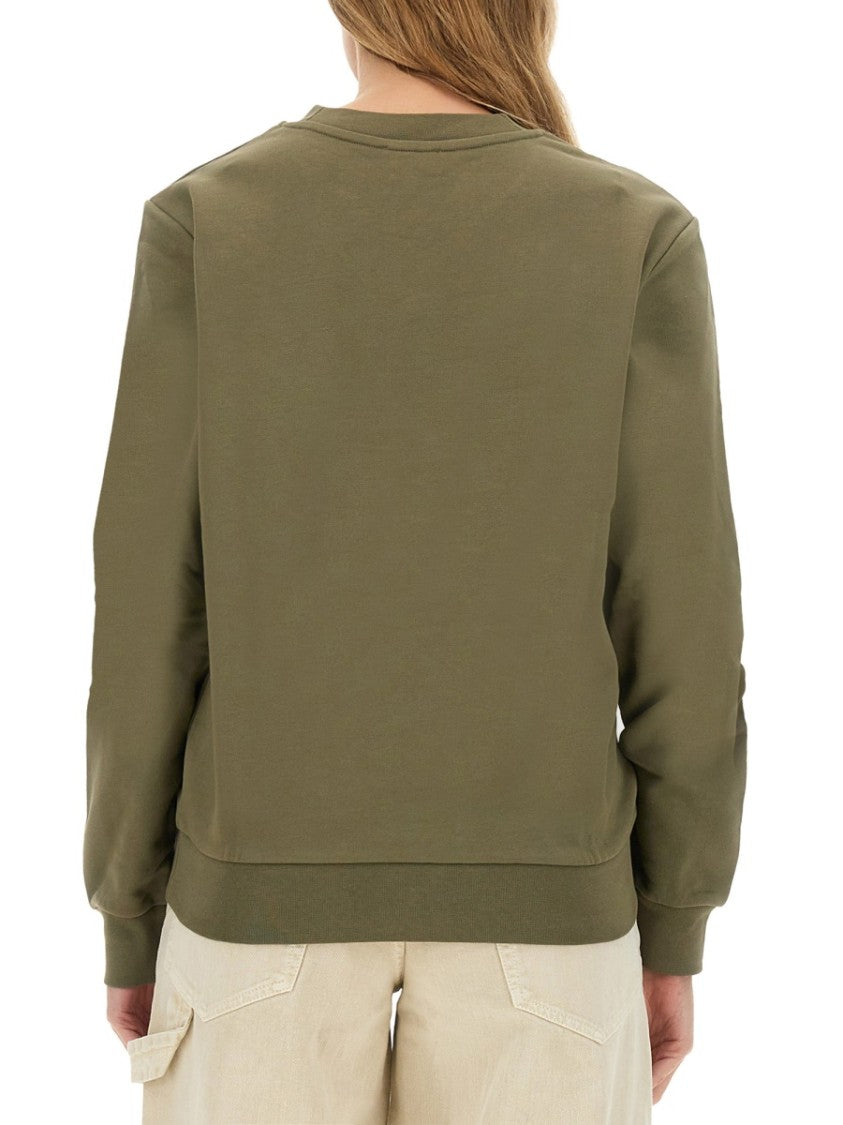 A.P.C. Crew Neck Sweatshirt With Bold Logo