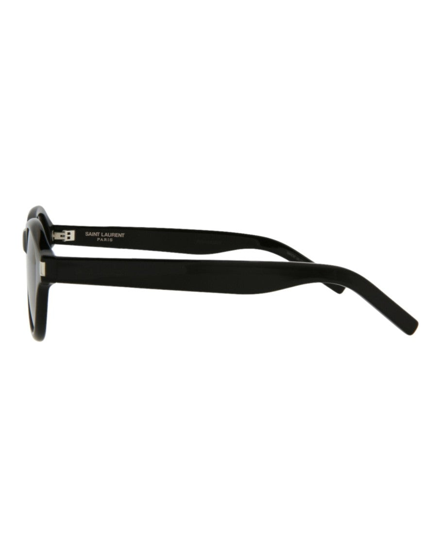 Saint Laurent Round-Frame Acetate Sunglasses