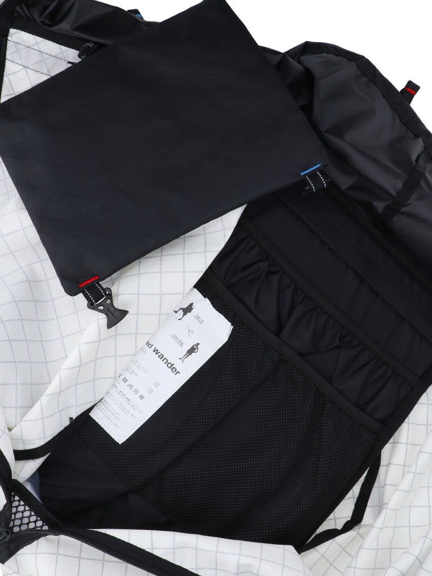 And Wander Minimalist White Bag With Smooth Texture