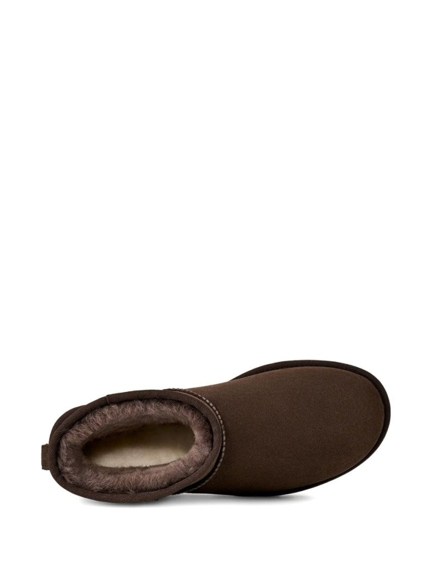 Ugg Ankle-Height Brown Suede Boots