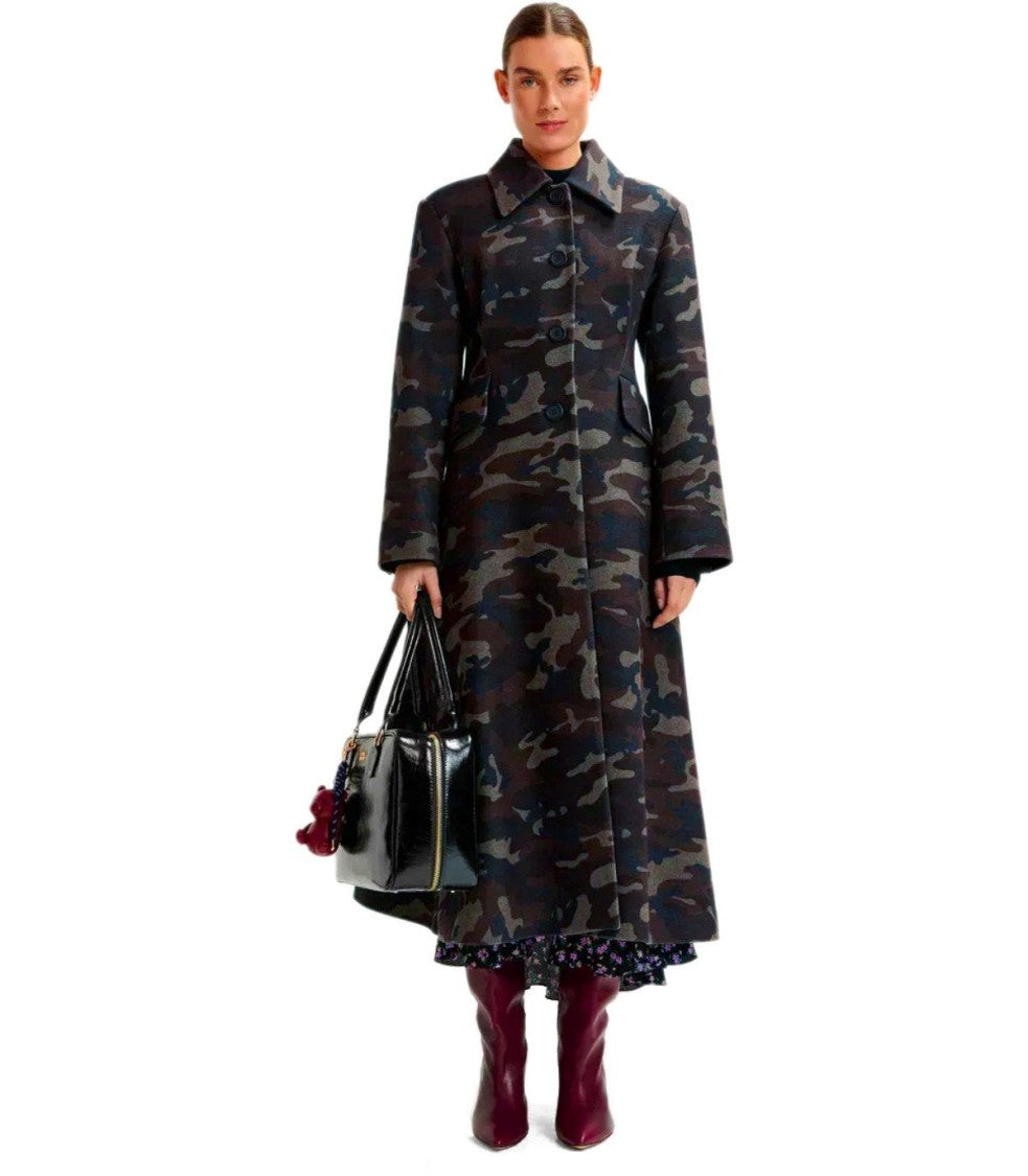 Essentiel Antwerp Ipanema Camouflage Coat