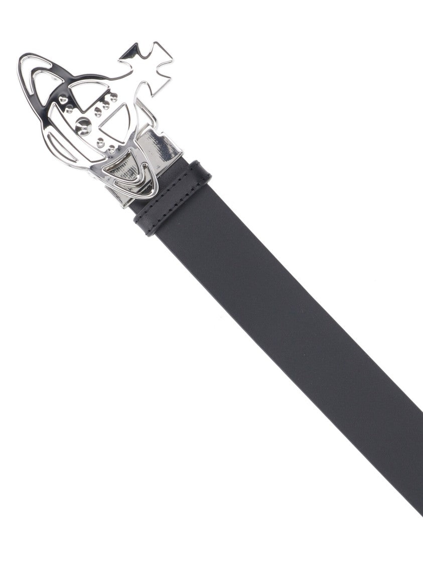 Vivienne Westwood "Line Orb" Belt Black