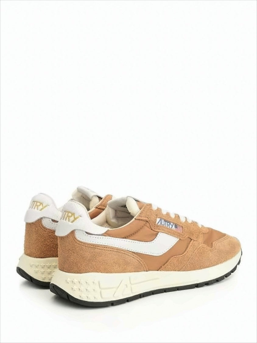 Autry Low-Top Sneakers With Suede, Leather, And Nylon Mix