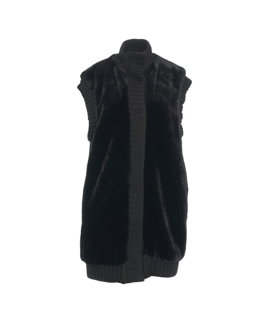 Pinko 'Genovese' Faux Fur Vest