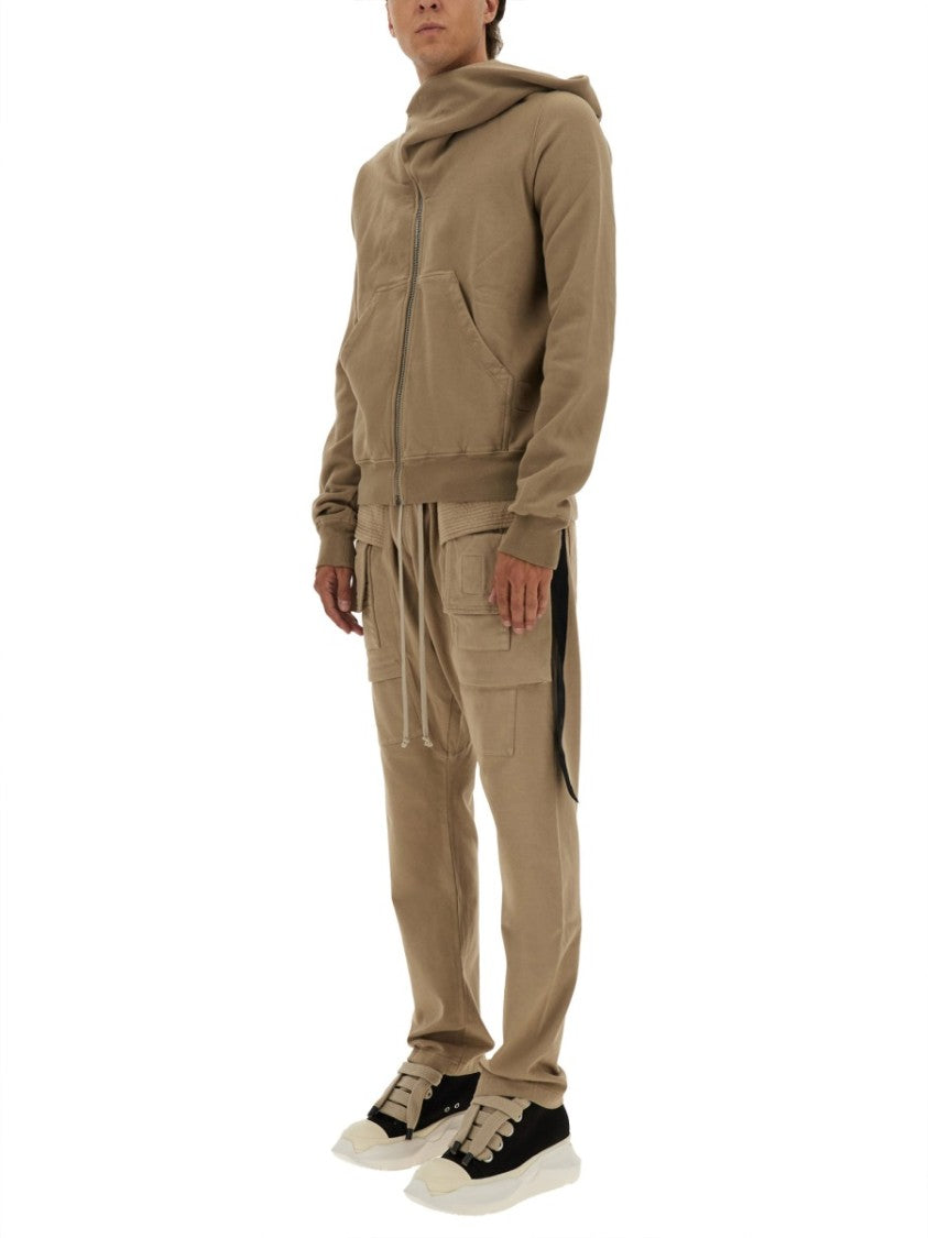 Drkshdw By Rick Owens Asymmetrical Zipper Sweatshirt