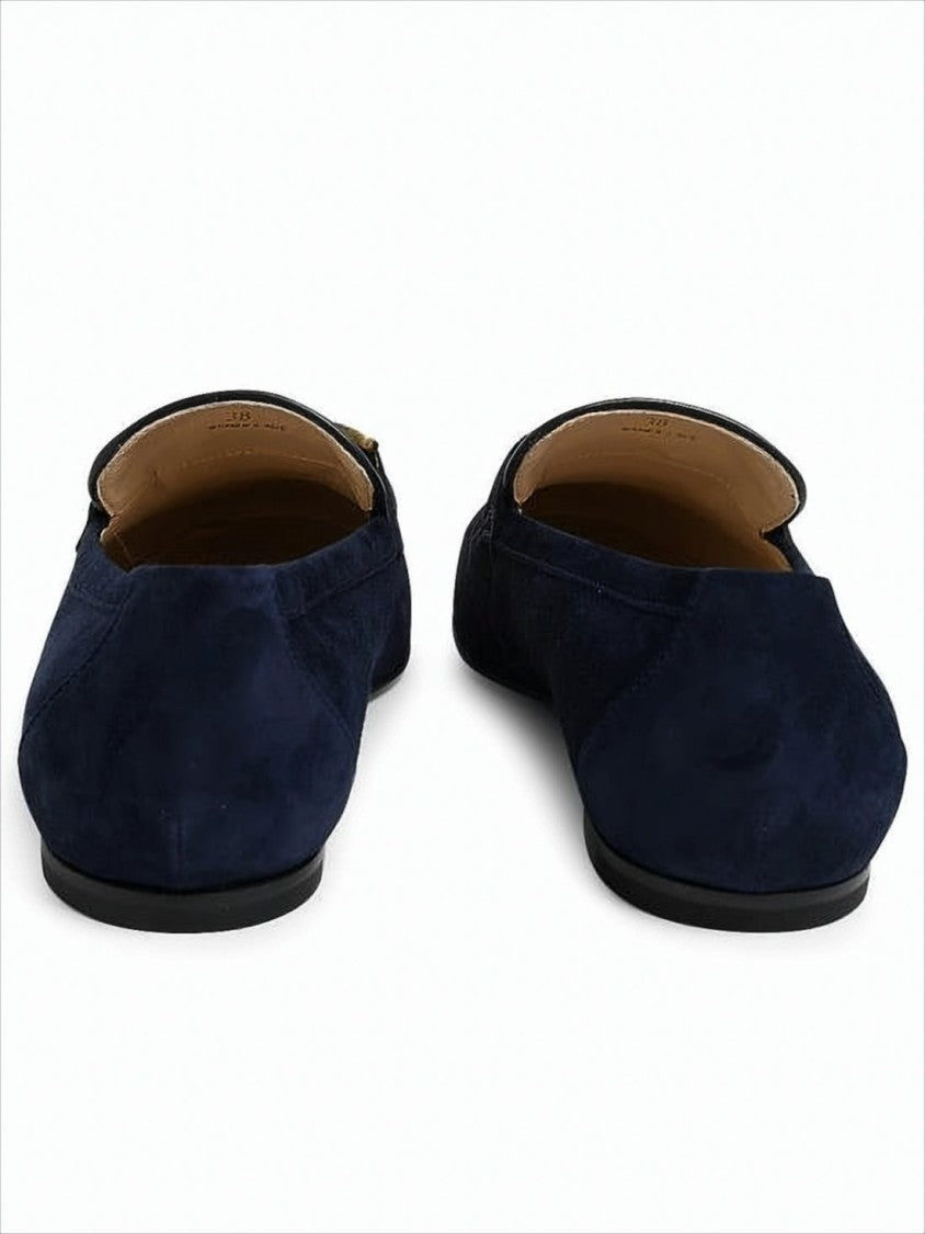 Tod's Sleek Suede Leather Loafers With Minimalist Design