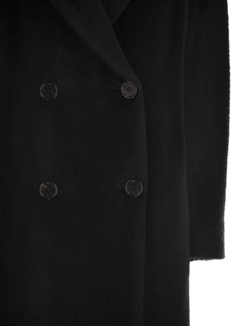 Max Mara Roseto Alpaca And Wool Midi Coat