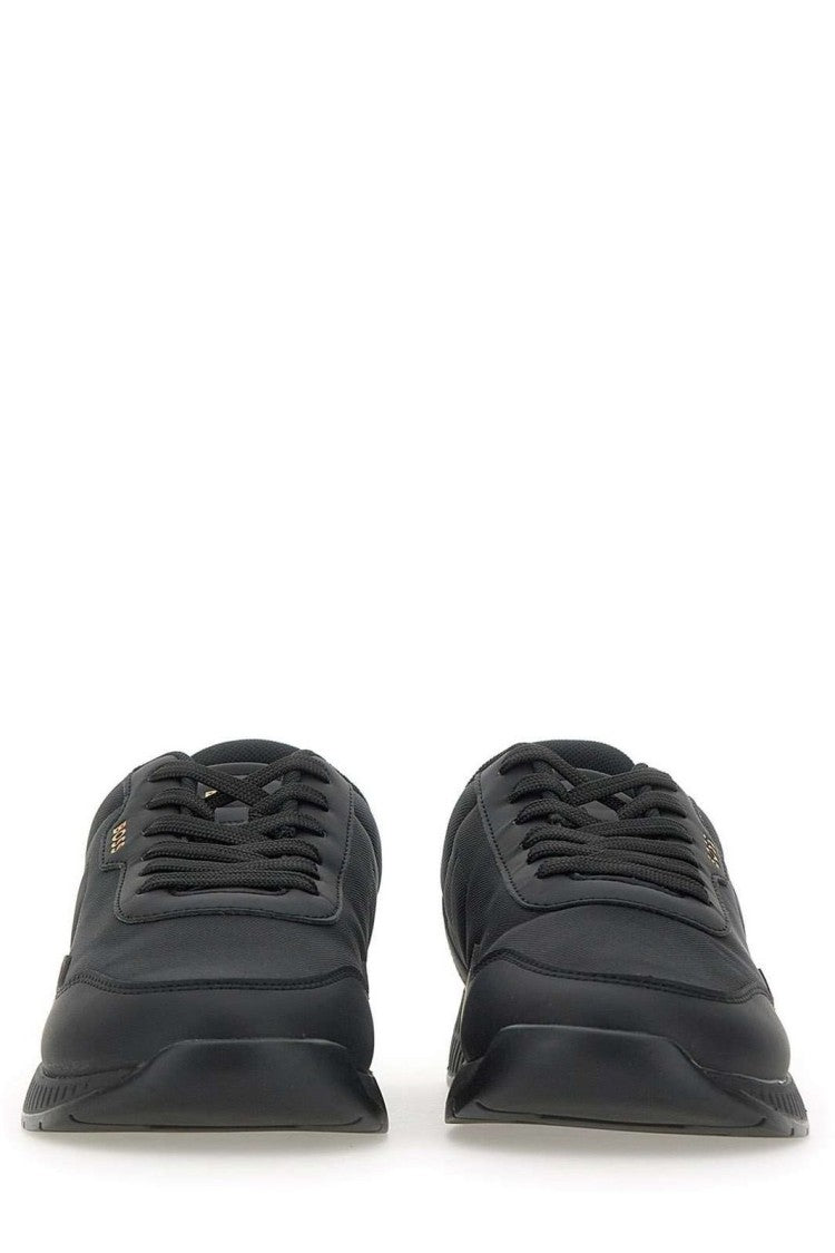 Boss Streamlined Black Sneakers With Contemporary Silhouette