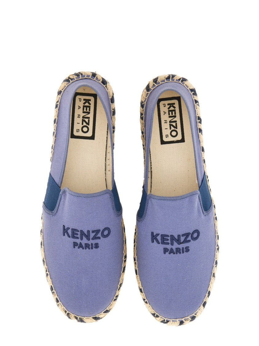 Kenzo Distressed Grey Cotton T-Shirt