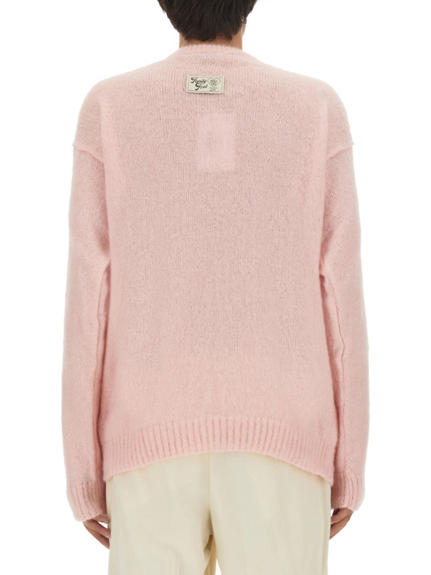 Family First Fluffy Mohair Blend Oversized Sweater