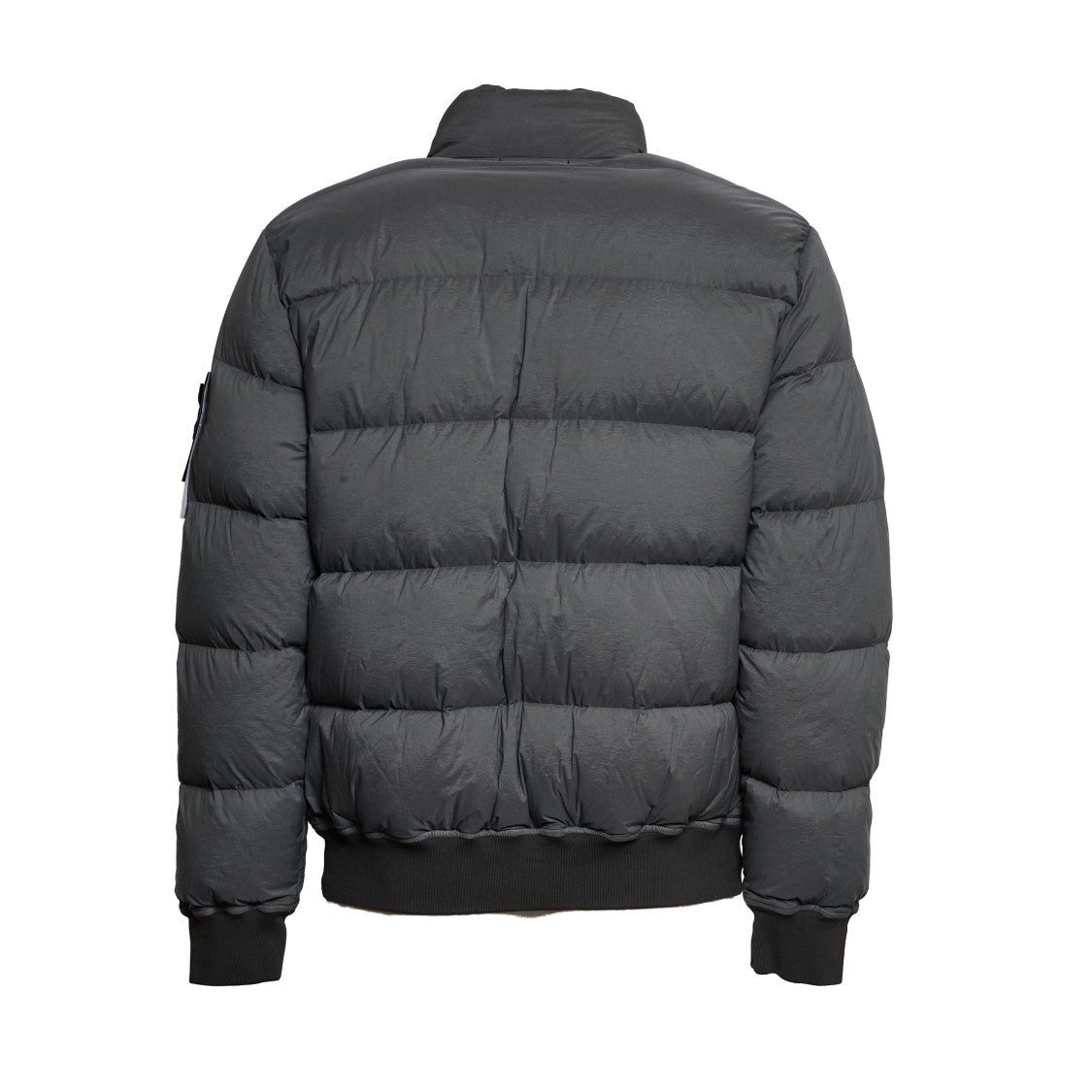 Stone Island Seamless Bomber Jacket With Double Zip Closure