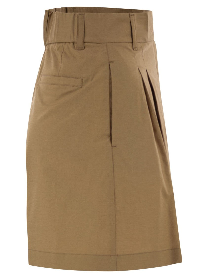 Herno Stretch Cotton Bermuda Shorts