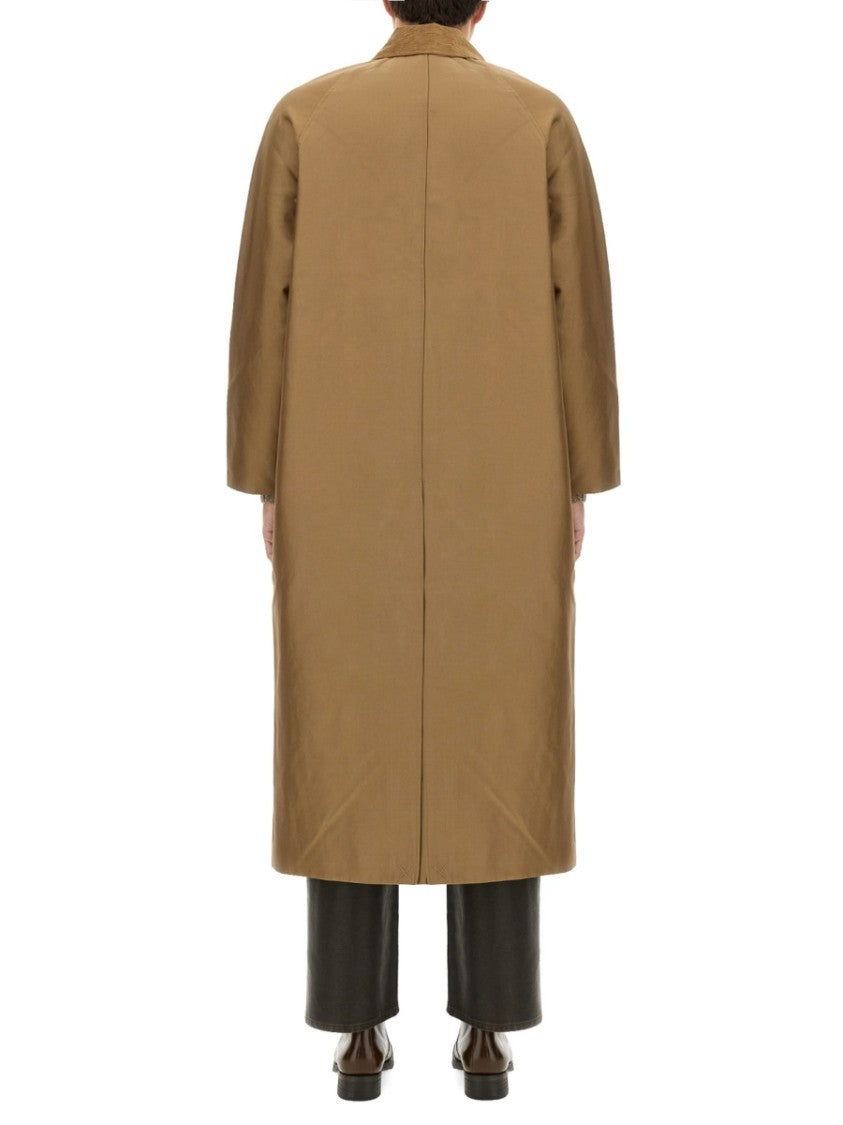 Sunflower Relaxed Silhouette Long Coat With Design