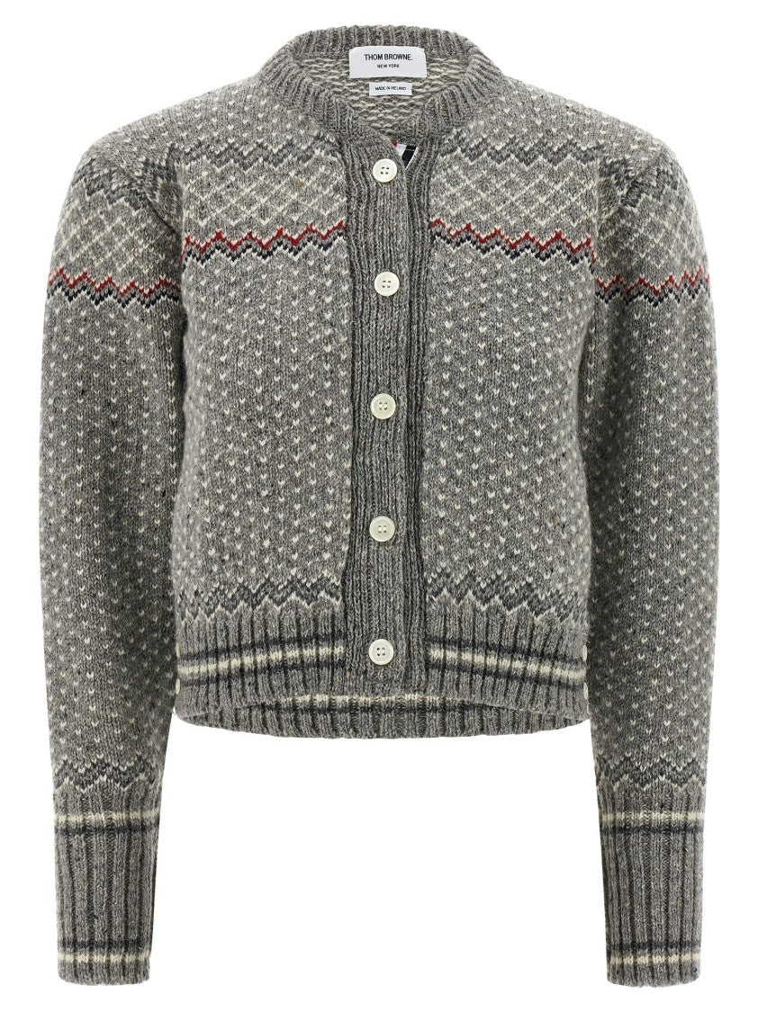 Thom Browne 'Fairisle Jersey Float' Cardigan