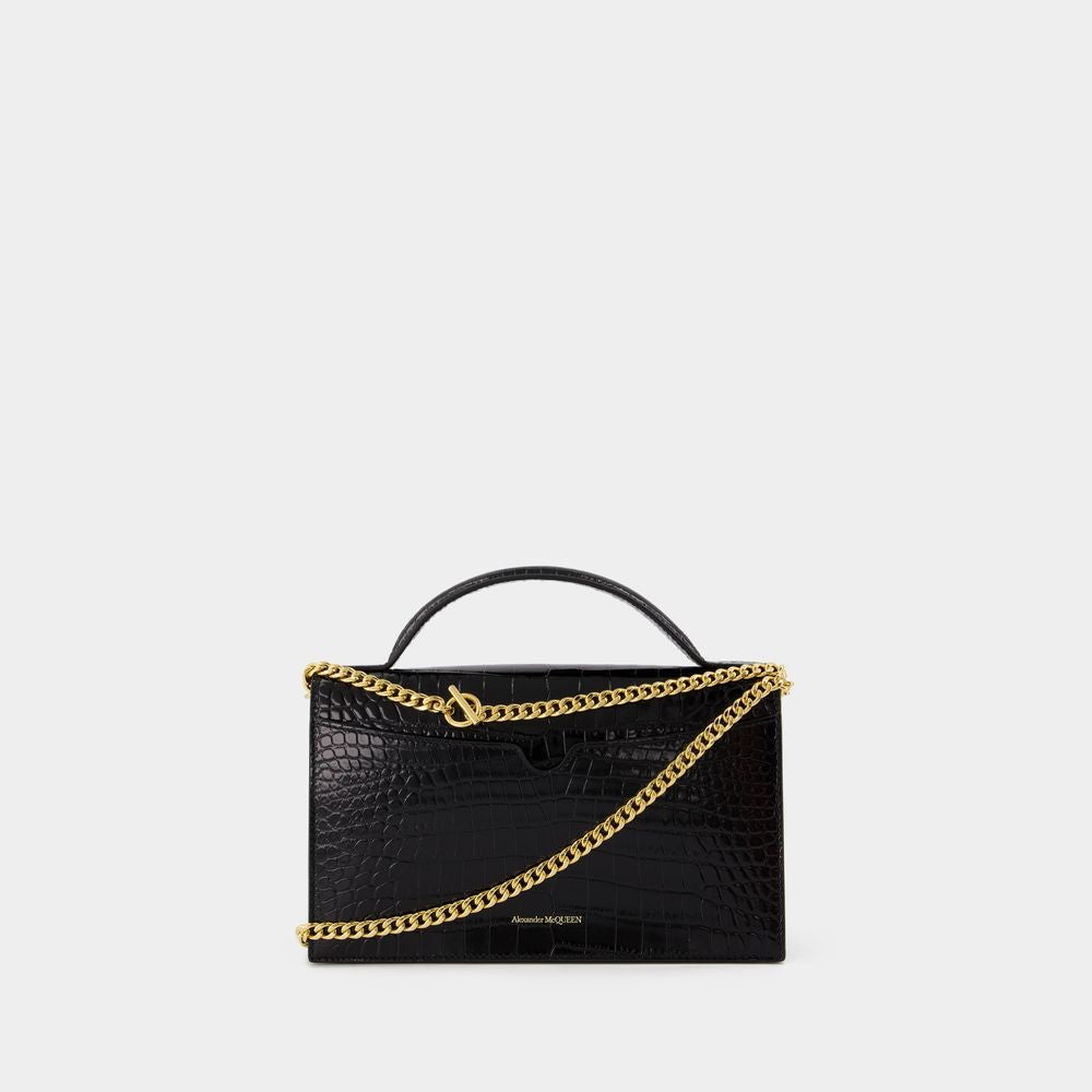 Alexander Mcqueen Medium Skull Crossbody - Leather - Black