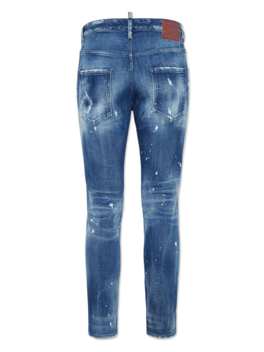 Dsquared2 Slim-Fit Blue Denim Jeans