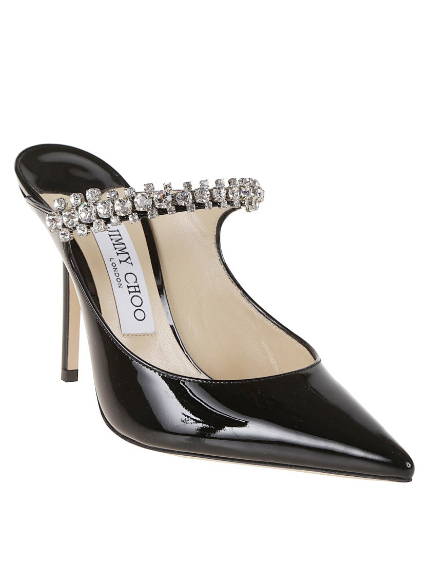Jimmy Choo Bing Patent Leather Mules