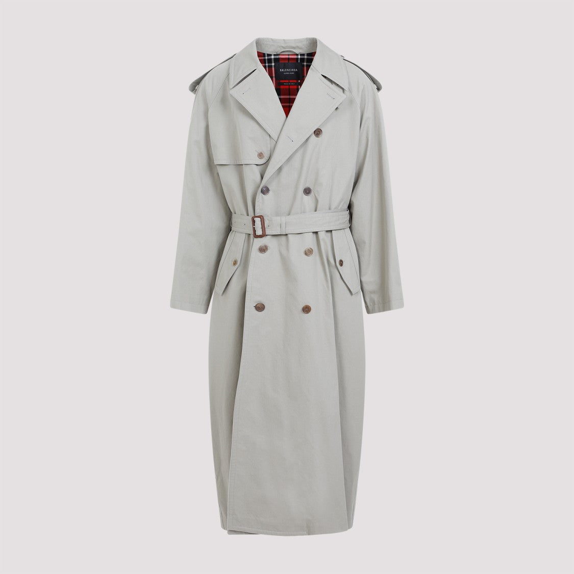 Balenciaga Military Beige Cotton Coat