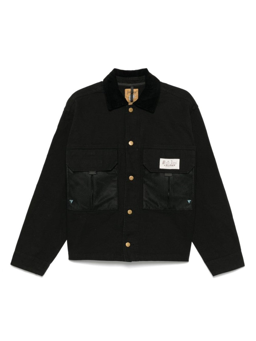Brain Dead Boxy Cropped Jacket With Textured Details