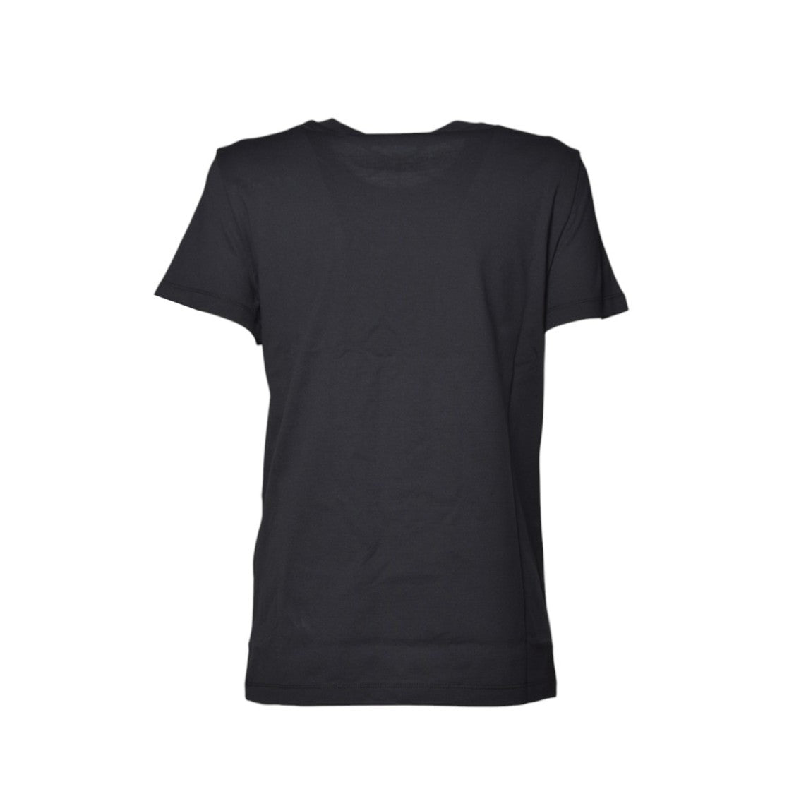 Max Mara Colibri T-Shirt In Black Printed Cotton