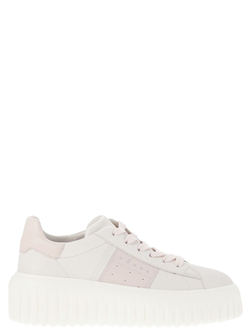 Hogan H-Stripes Trainers With Side Band