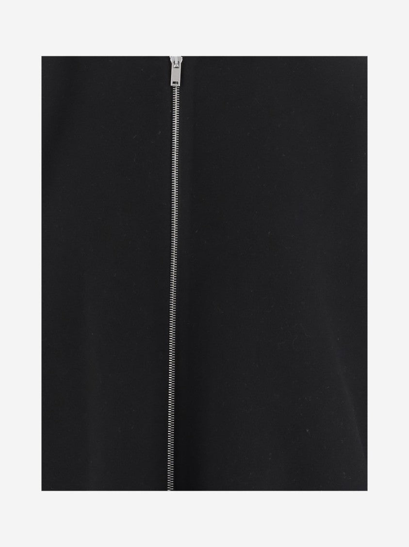 Jil Sander Wool Jacket With Hood And Button Cuffs