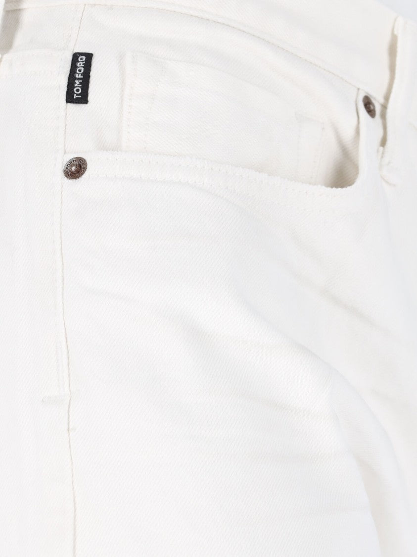 Tom Ford Straight Jeans – White