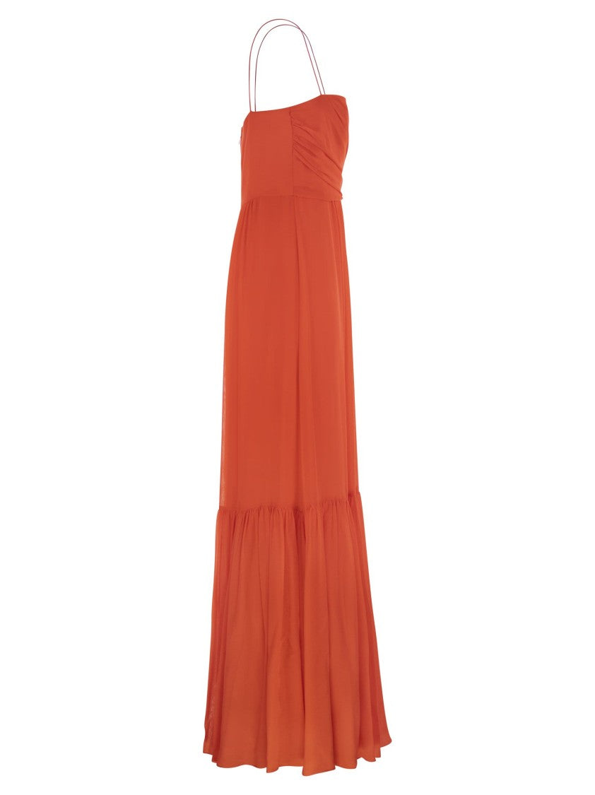 Max Mara Pioppo - Draped Georgette Dress