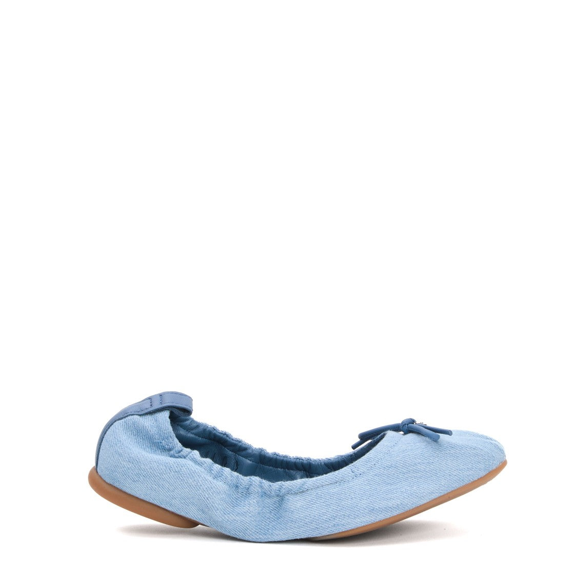 Hogan Denim Fabric Ballerina