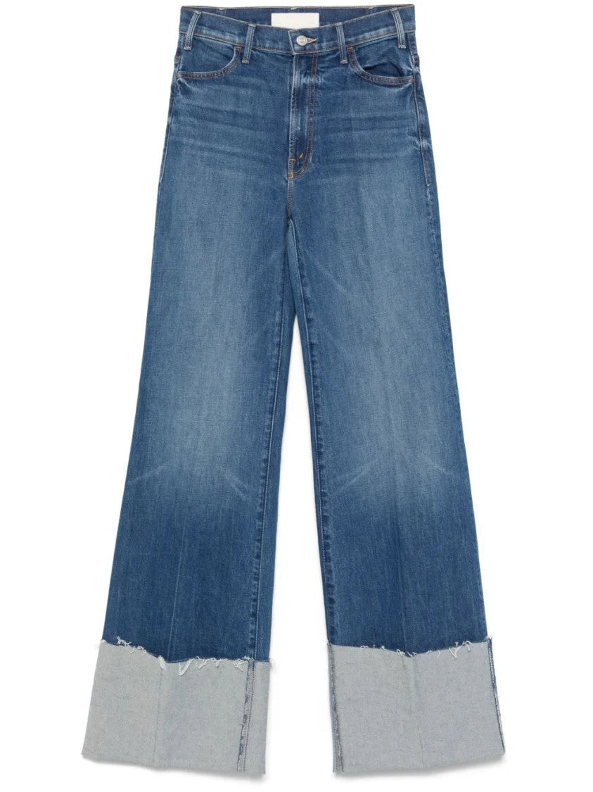 Mother Hustler Roller Heel Cuff Ray Jeans