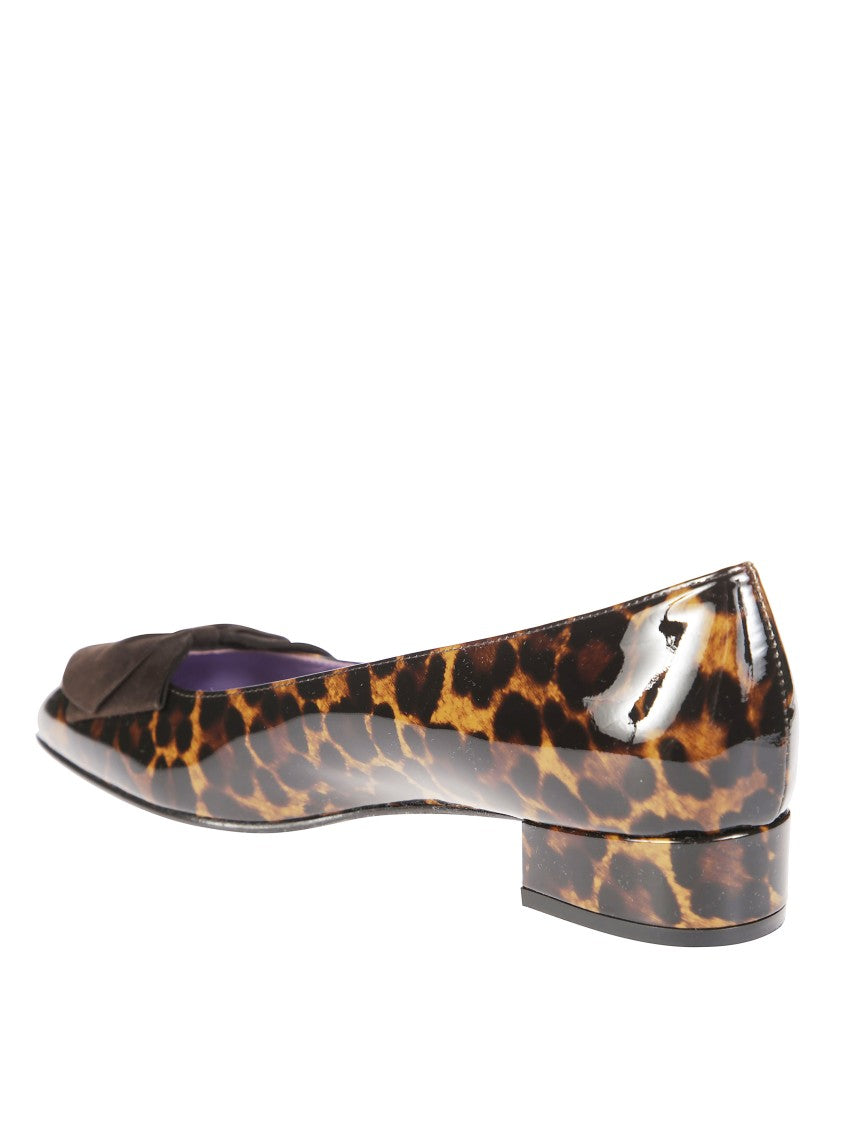 Carel Leopard Suede Loafers