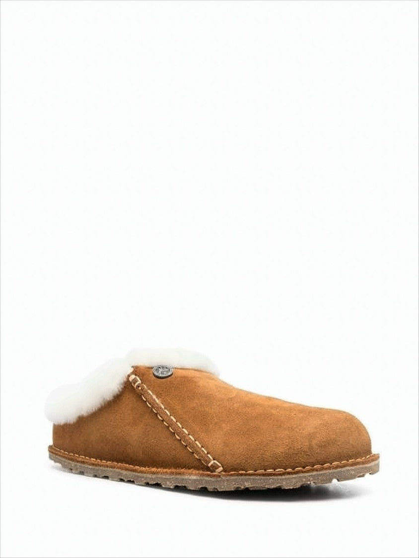 Birkenstock Soft Suede Mule Slippers With Plush Lining