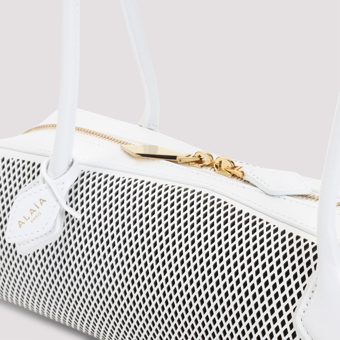 Alaïa Shoulder Bag With Distinctive Mesh Overlay