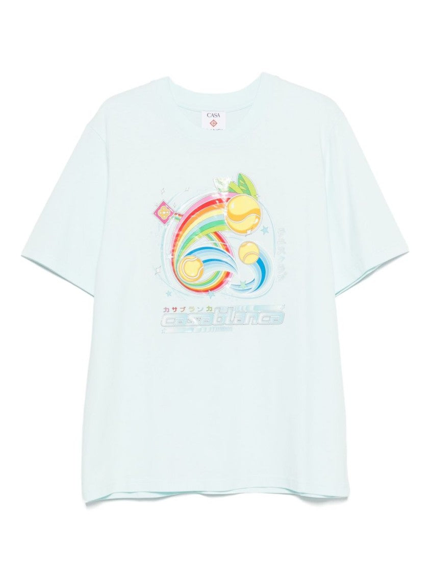 Casablanca Graphic-Print Short-Sleeve T-Shirt