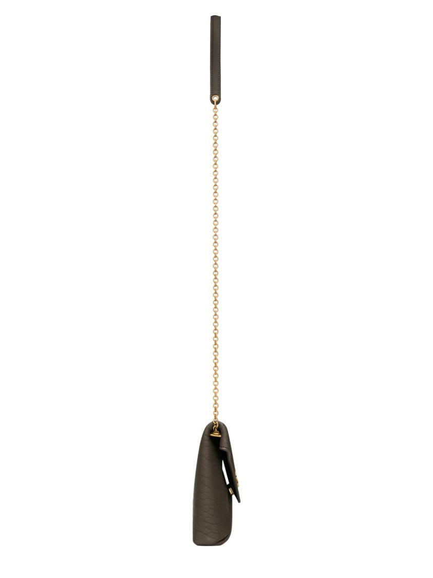Saint Laurent Clutch Bag With Chain Cassandras