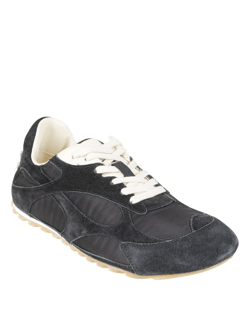 Bottega Veneta Minimalist Black Sneakers With Smooth Silhouette