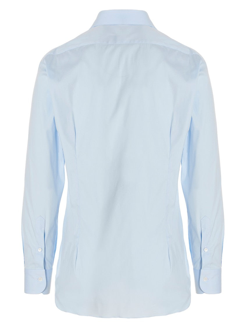 Barba Tailored Cotton Poplin Shirt