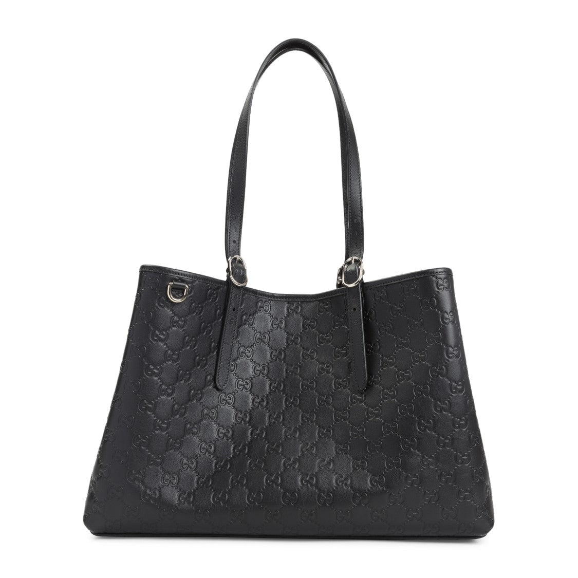 Gucci Structured Leather Shoulder Bag